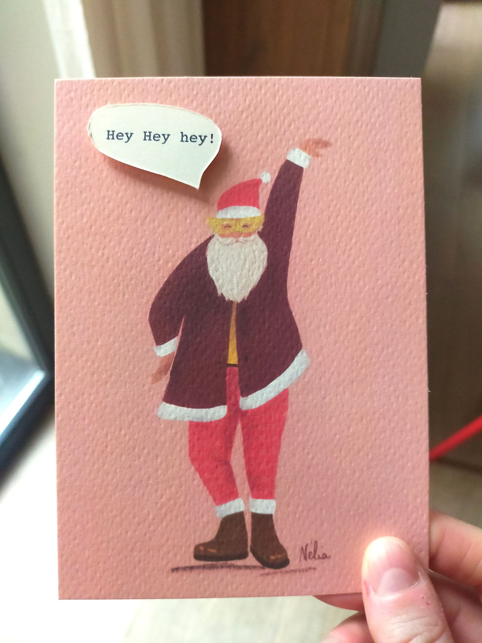 Miniature : Carte de voeu "Funky Santa", pop up de Noël