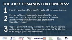 3 Key Demands for Congress - Nov.8.23