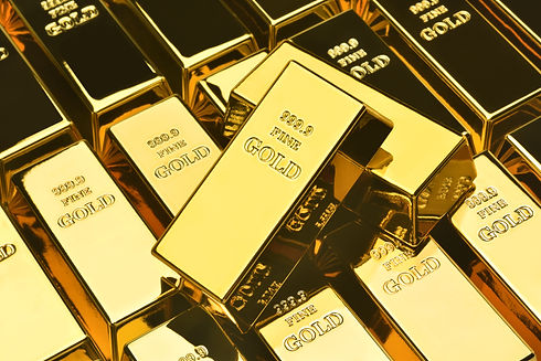 Stack of gold bars, Financial concepts.j
