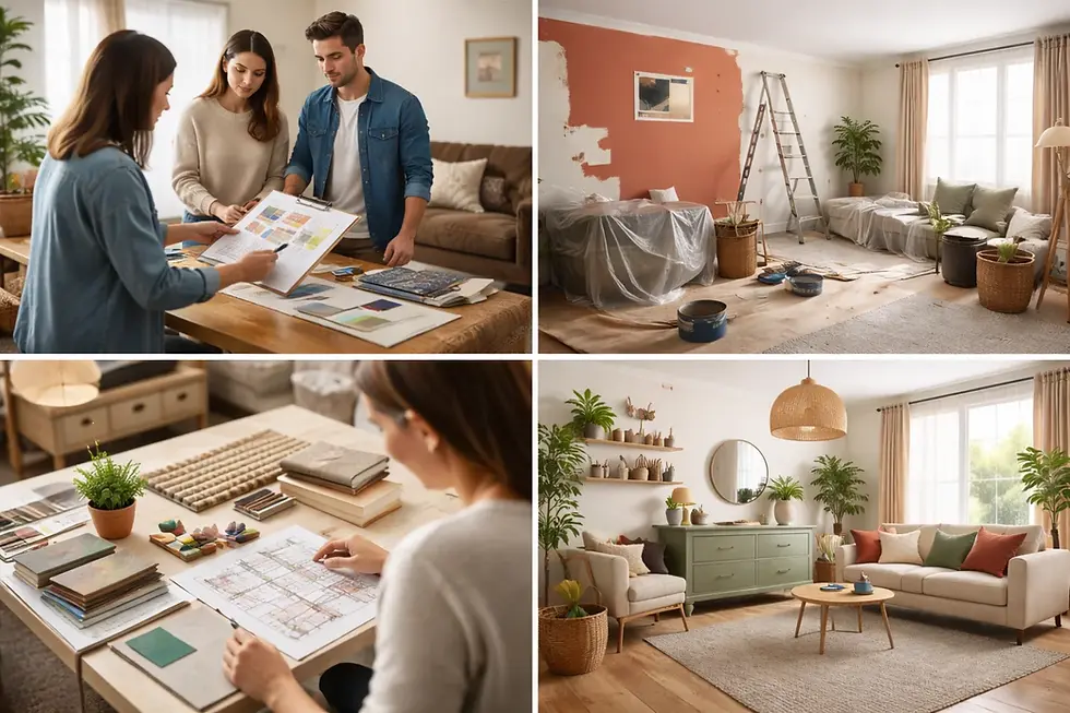 Relooking d'Intérieur : Méthodes et diagnostics pas à pas