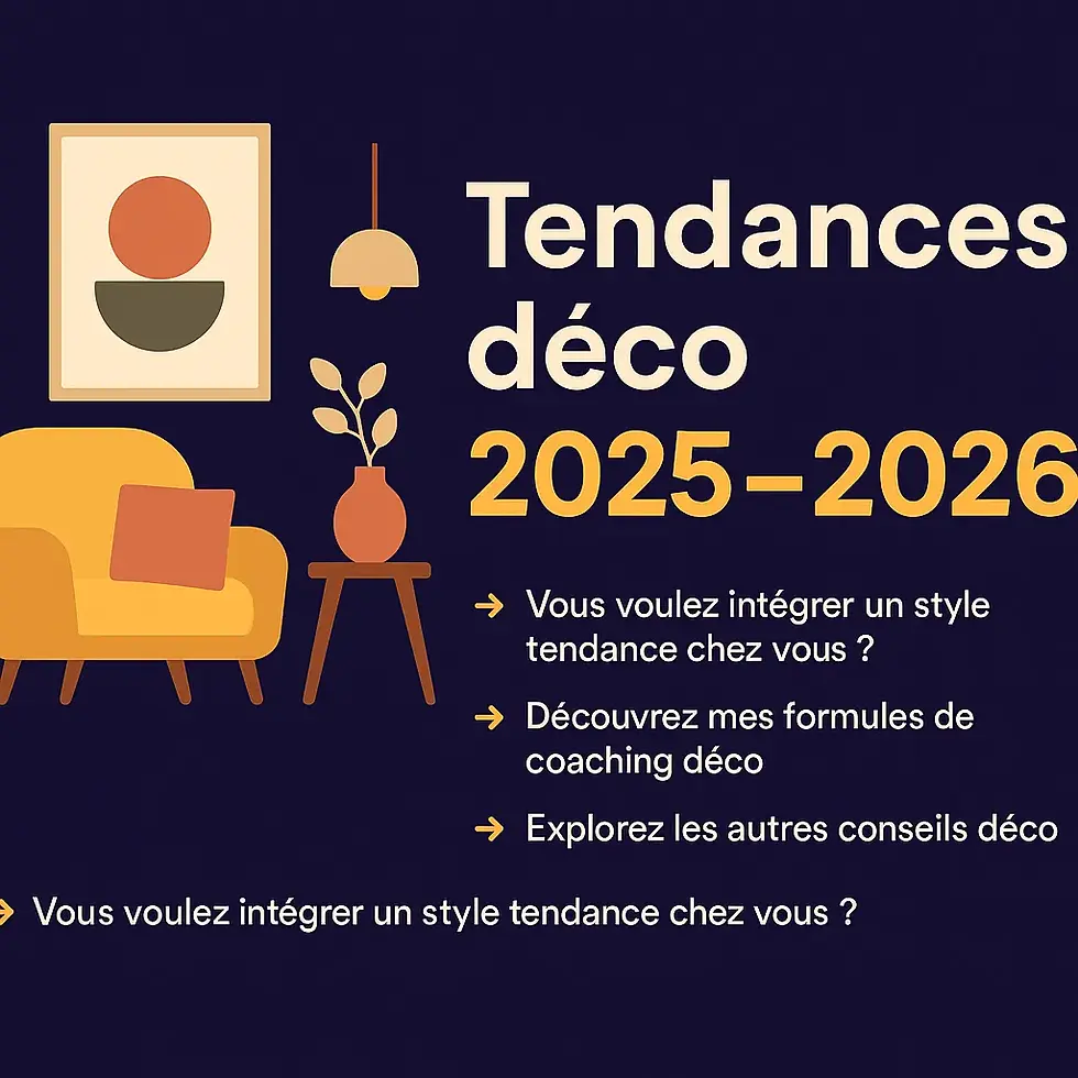 Tendances Déco 2025-2026 les couleurs phares