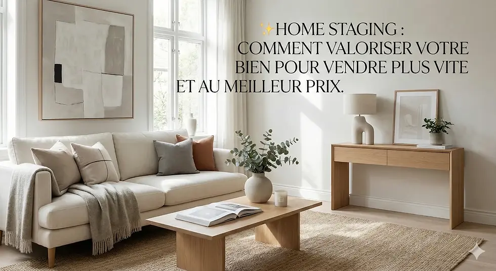 Home Staging : Comment valoriser votre bien