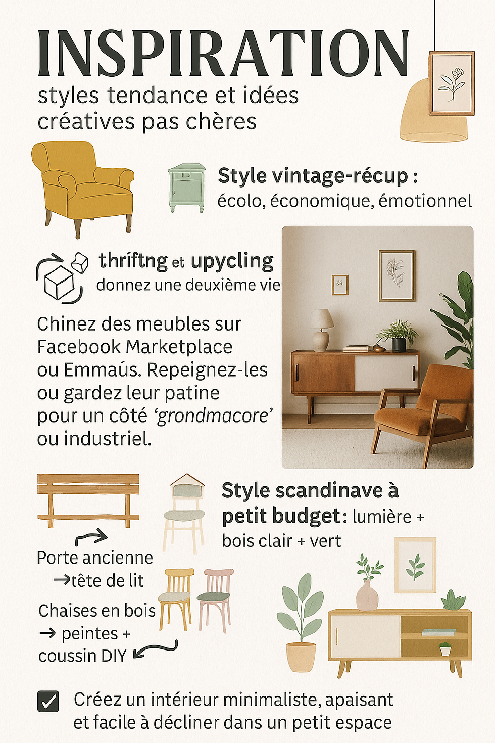 Relooking d'intérieur pas cher : Inspirations et tendances créatives