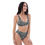Miniature : Sunbathers™ Black and White Floral Eco High-Waisted Bikini Set