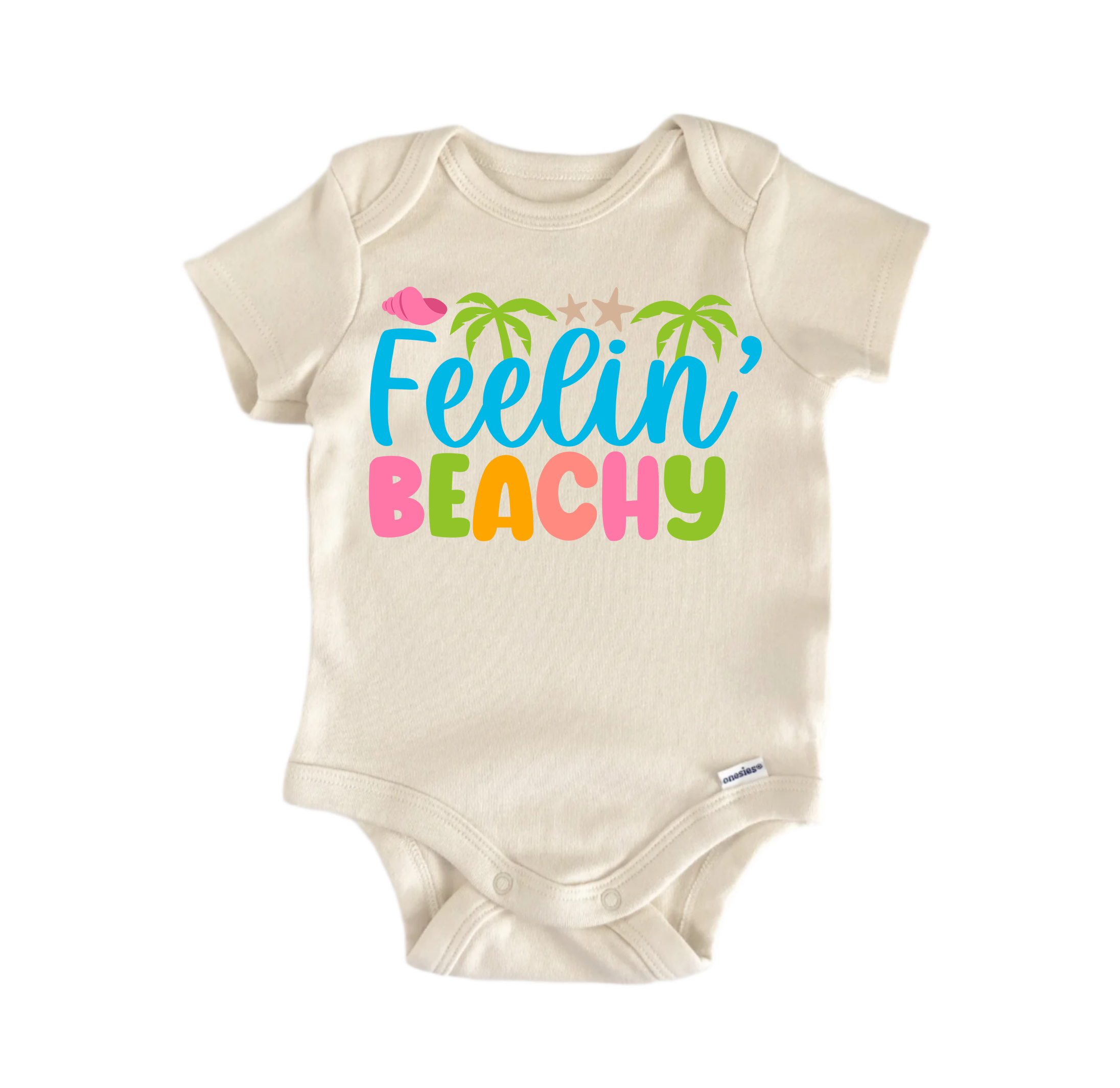 Feelin Beachy Beach Summer - Baby Boy Girl Clothes Infant Bodysuit Funny Cute