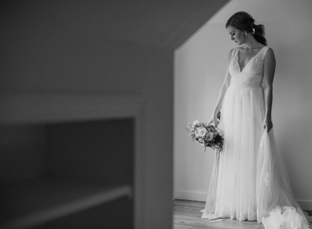 vintage lace wedding dress