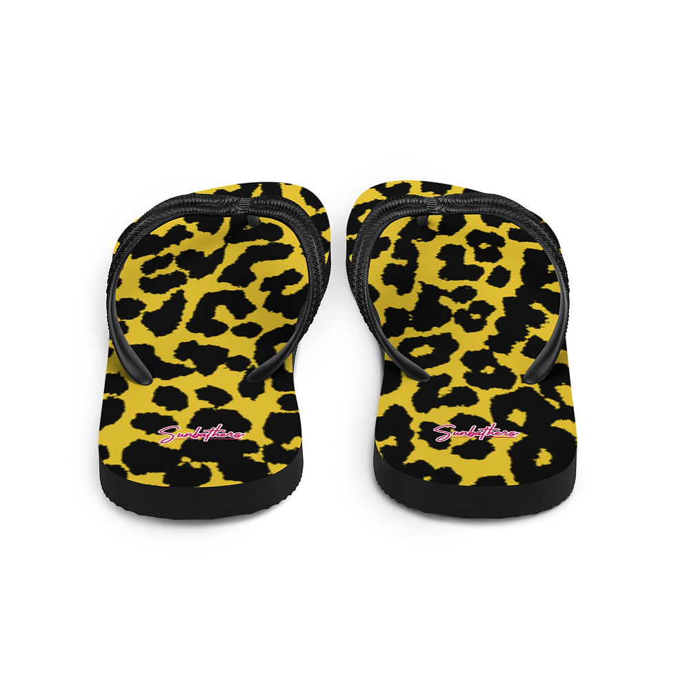 Miniaturbild: Sunbathers Leopard Flip-Flops