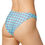 Miniatura: Sunbathers Blizzard Blue Spicy Chilis Bandeau V-cut Bikini Bottoms