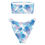 Miniature : Sunbathers™ Tropical Palms Eco Bandeau Bikini Set