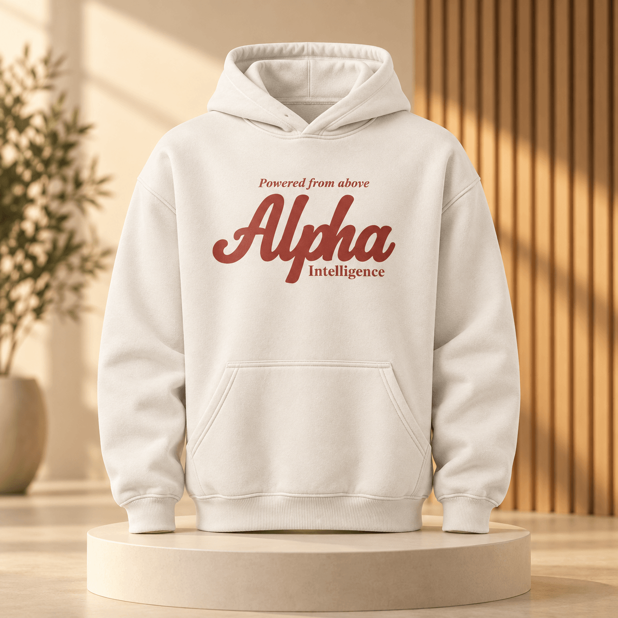Alpha Intelligence Premium Purpose-Driven Hoodie