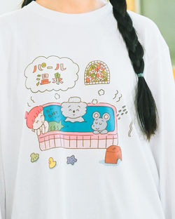 (株)ゆとなみ社「パール温泉」様のグッズをデザインしました。