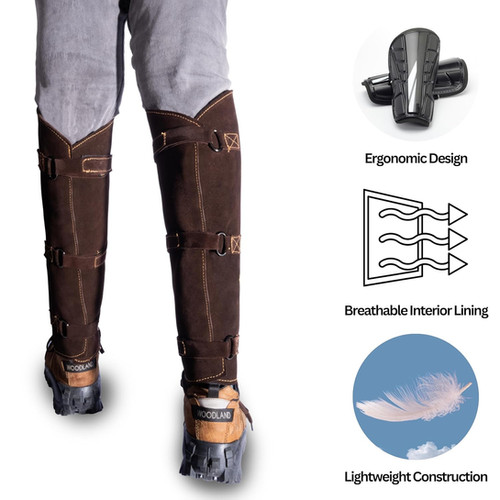 HANMECH Snake Bite Proof Leather Gaiters – 19