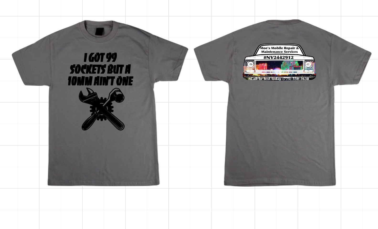 Moe's Mobile Repair 99 Problems T-Shirt