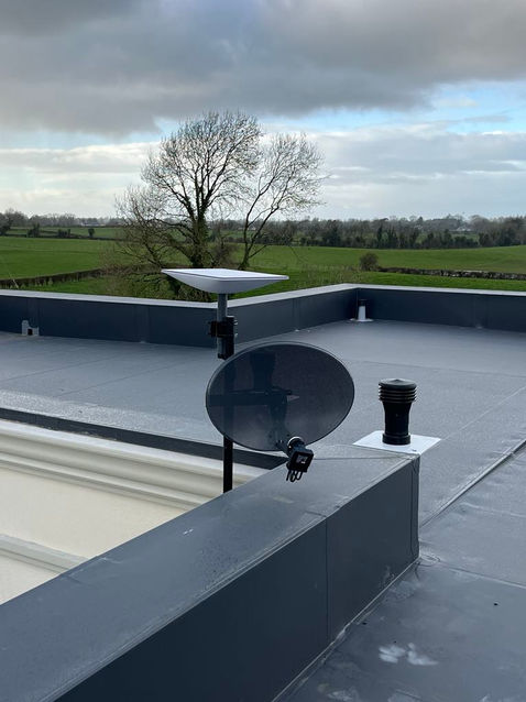 Starlink installation in Offaly