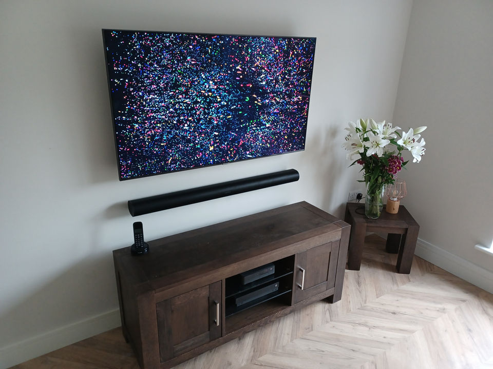 Tv and soundbar installation and cable management in Dublin City