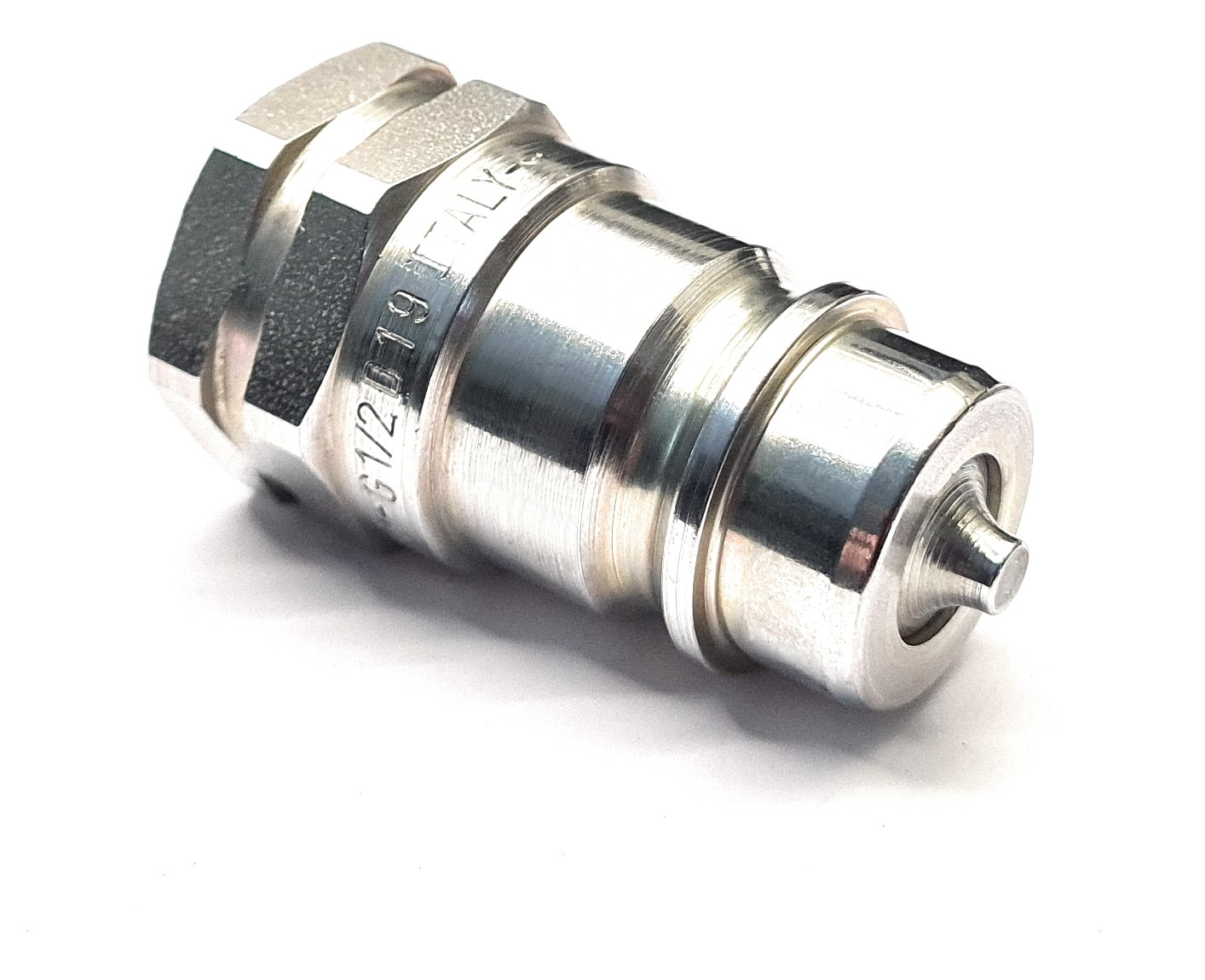 Hydraulic ISO A Quick Release Coupling 1/2" BSP Thread With PVC Dust Plug & Cap