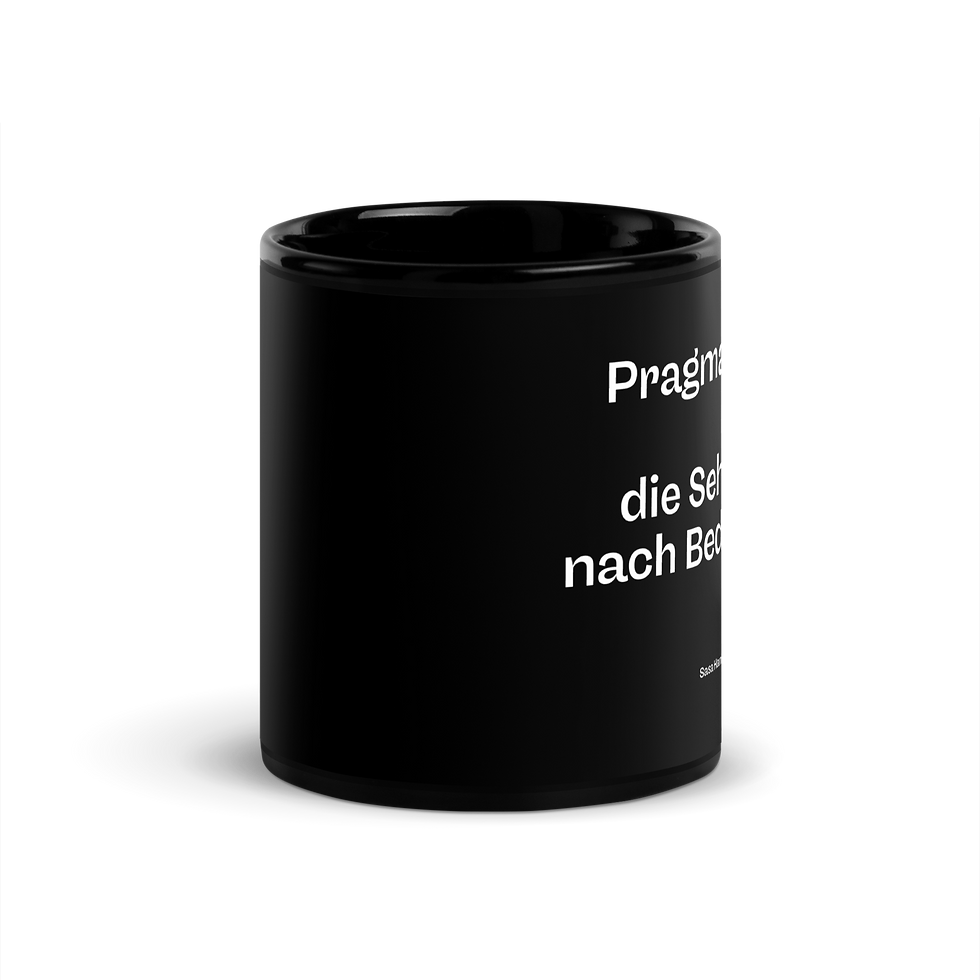 Thumbnail: Sasa´s PRAGMATISMUS Tasse "spiel mit mir" 