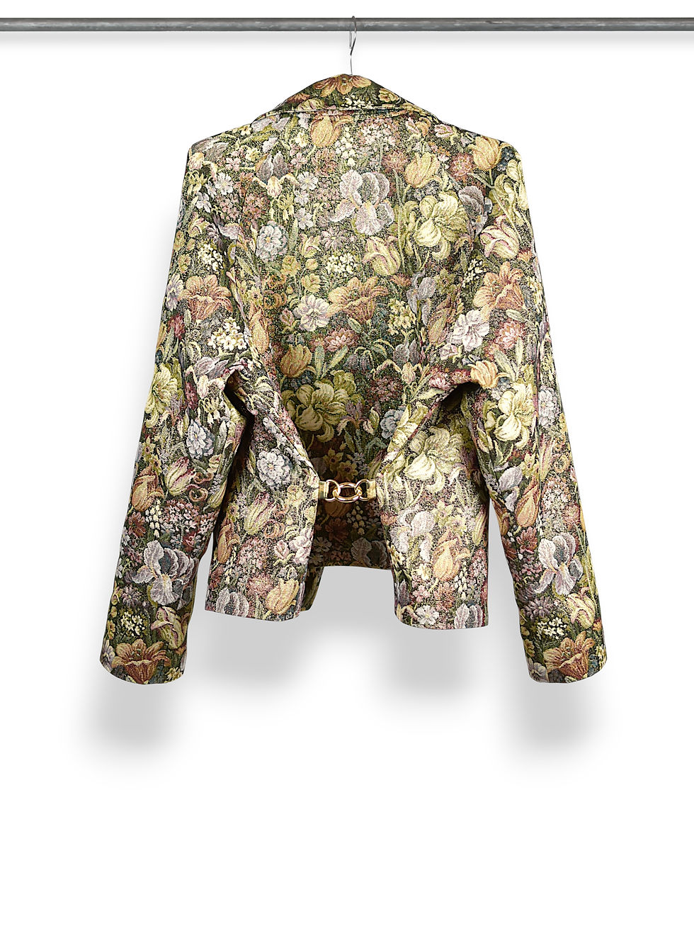 Thumbnail: FLORAL LUREX OVERSIZE JACKE