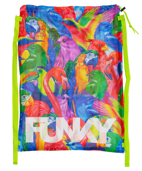 * FUNKY - Bright Birds Mesh Gear Bag