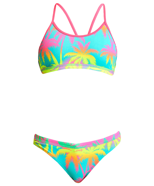 Thumbnail: Funkita - Girls Hawaiian Heaven Racerback Two Piece Bikini