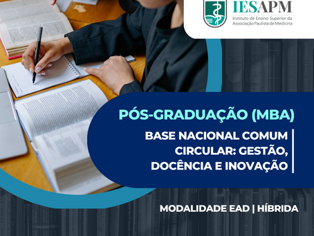 Pós-graduação (MBA) em Base Nacional Comum Circular: Gestão, Docência e Inovação