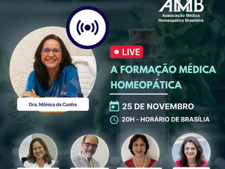 Live “Formação Médica Homeopática - AMHB