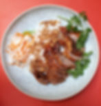 Canard à la citronnelle avec vermicelles