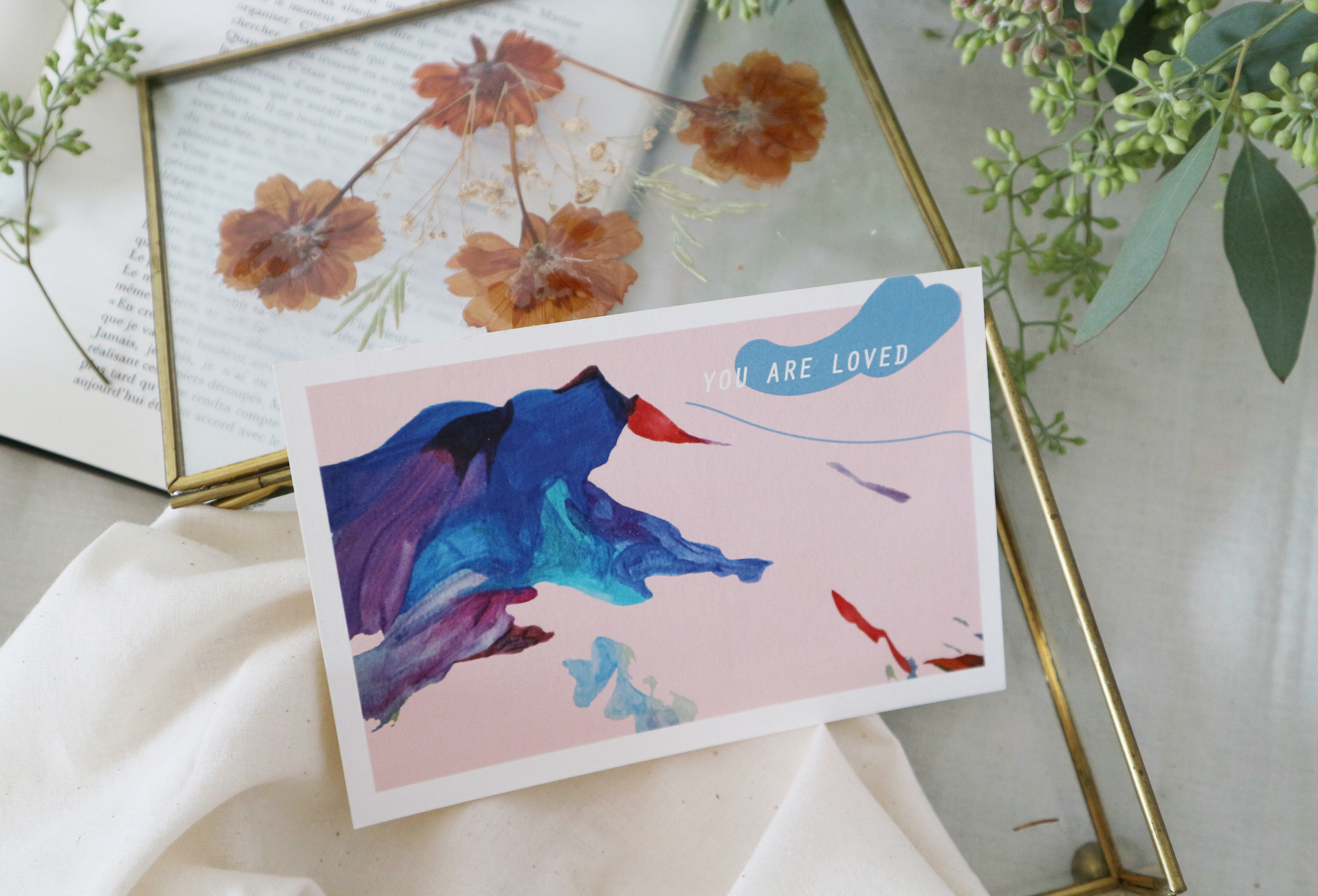 Darling, You are loved postcard