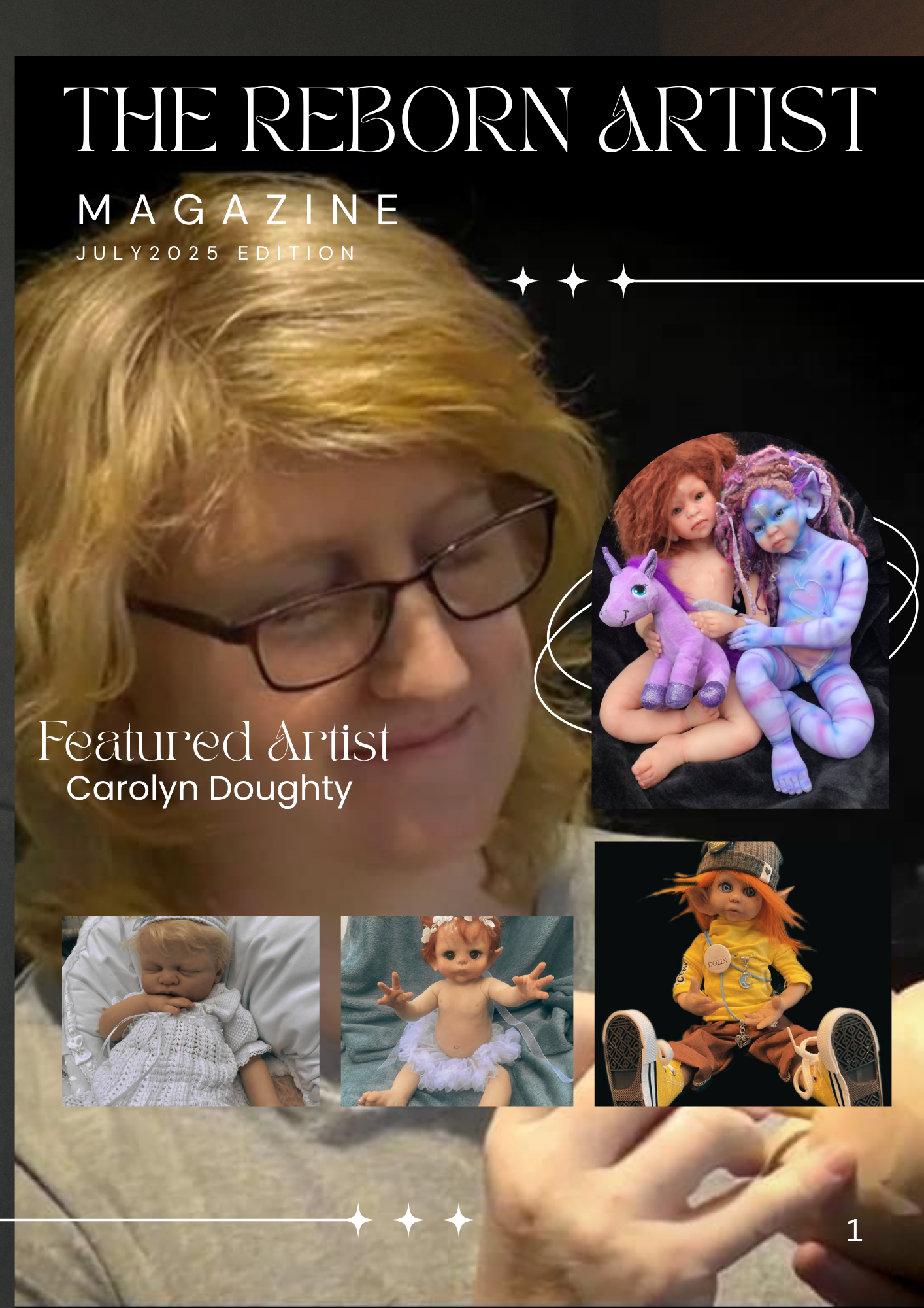 July 2025 The Reborn Artist Magazine - Carolyn Doughty