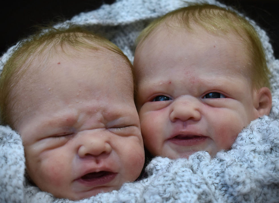 Thumbnail: Rinzin & Rudy Reborn Vinyl Doll Kits by Severine Piret4