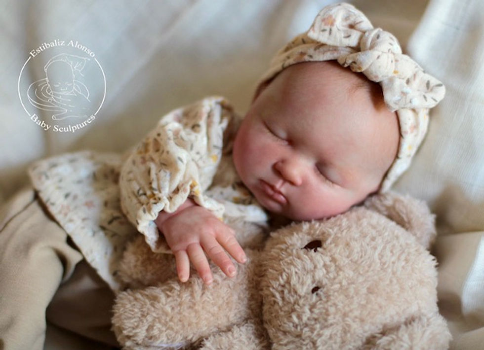 Thumbnail: Angus/Agnes Reborn Vinyl Doll Kit by Estibaliz Alonso 14"