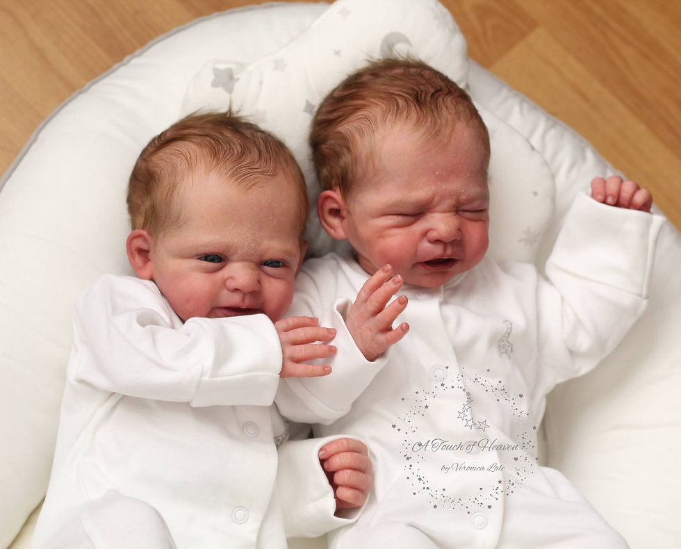 Thumbnail: Rinzin & Rudy Reborn Vinyl Doll Kits by Severine Piret8