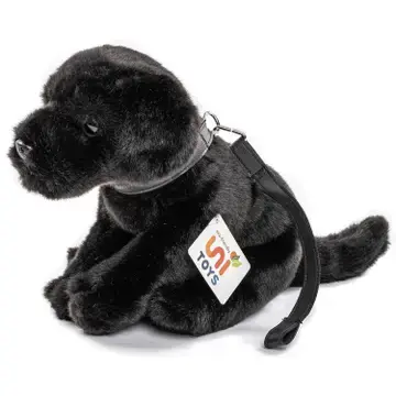 Thumbnail: Discover the enchanting Labrador Puppy (Black), with Leash Side