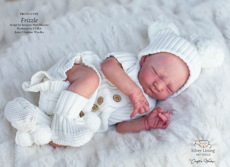 Thumbnail: Frizzle Reborn doll Kit image 7