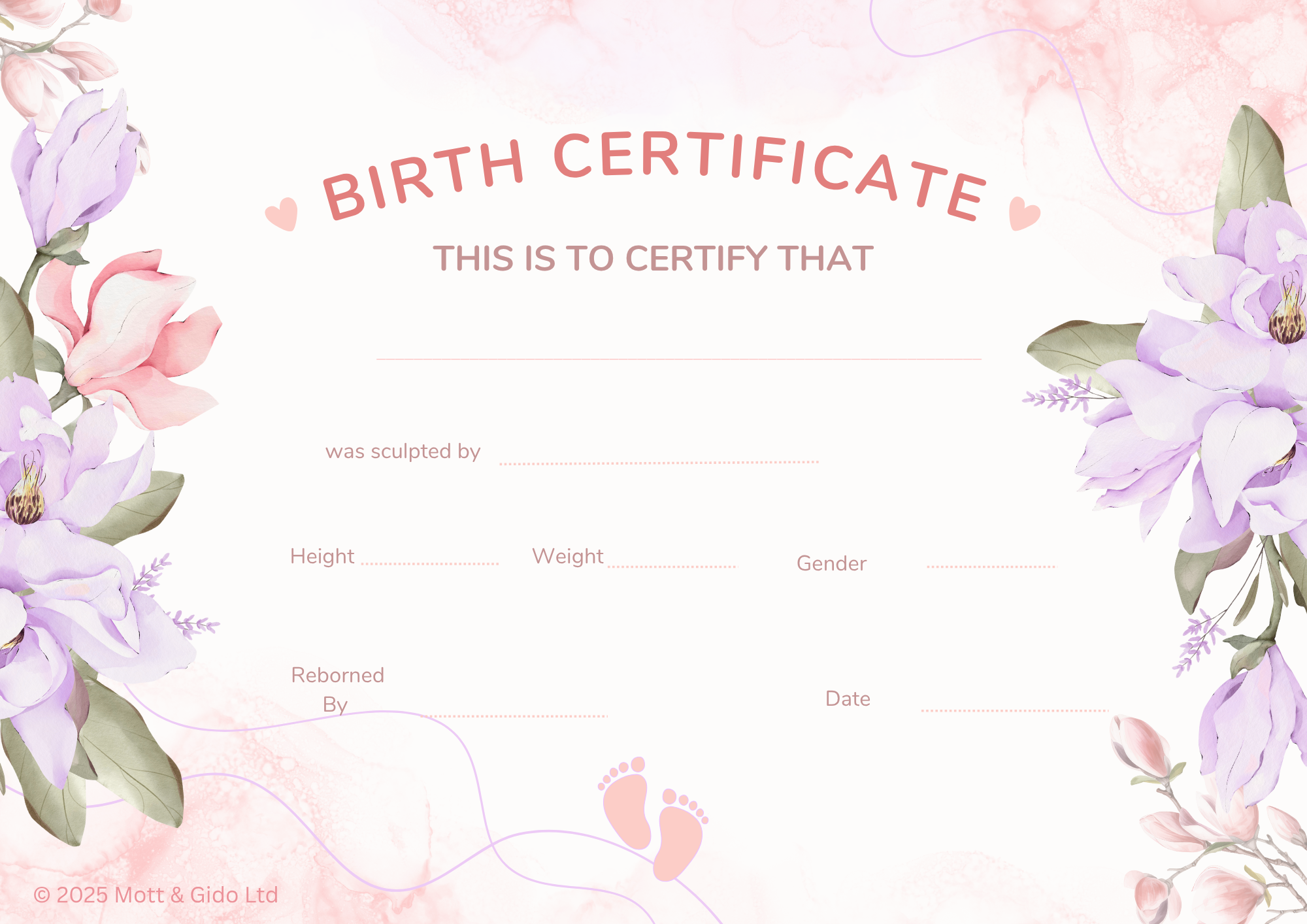 Reborn Doll Birth Certificate Downlaod Magnolia