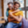 lgbtq couple laughing