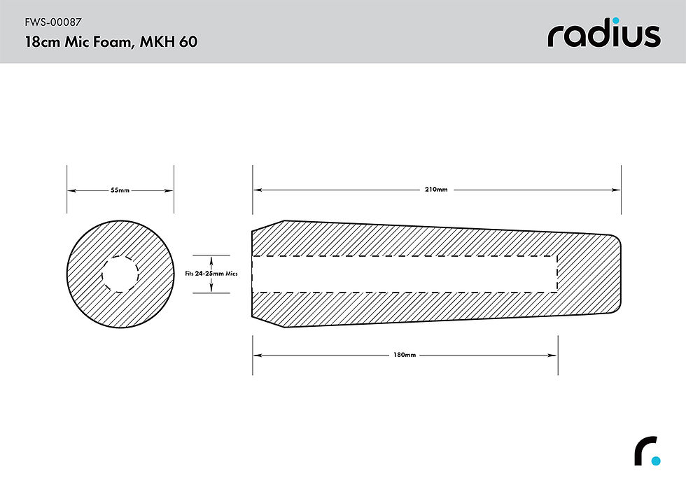 Thumbnail: MKH 60 Shotgun Mic Foam Windscreen