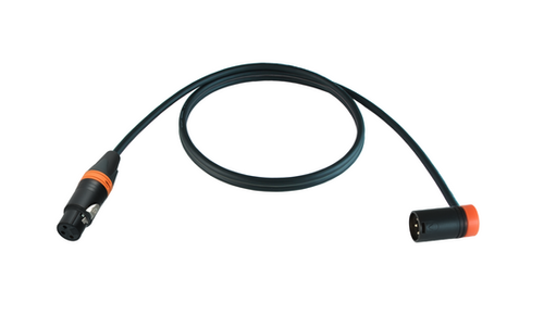Premium XLR-3F to Low-Profile XLR-3M microphone cable with Mogami