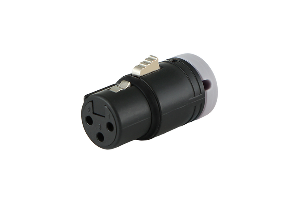 Thumbnail: Low-Profile Right Angle XLR 3-pin Female, A-Shell