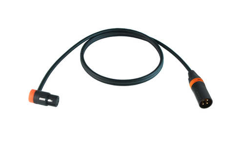 Premium Low-Profile XLR-3F to XLR-3M microphone cable with Mogami