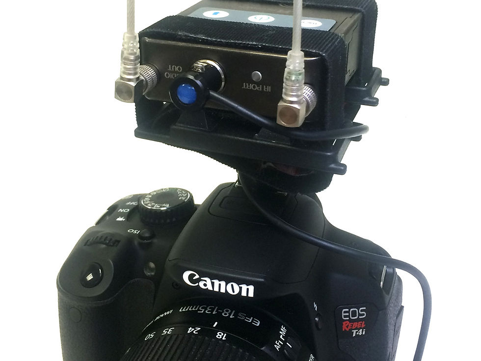 Thumbnail: 12" Low-Profile Lectrosonics LR Receiver TA3F to DSLR cable