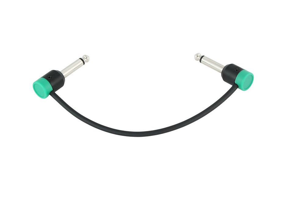 Thumbnail: 4" or 6" Premium Low-Profile Guitar Effects Pedalboard patch cable,