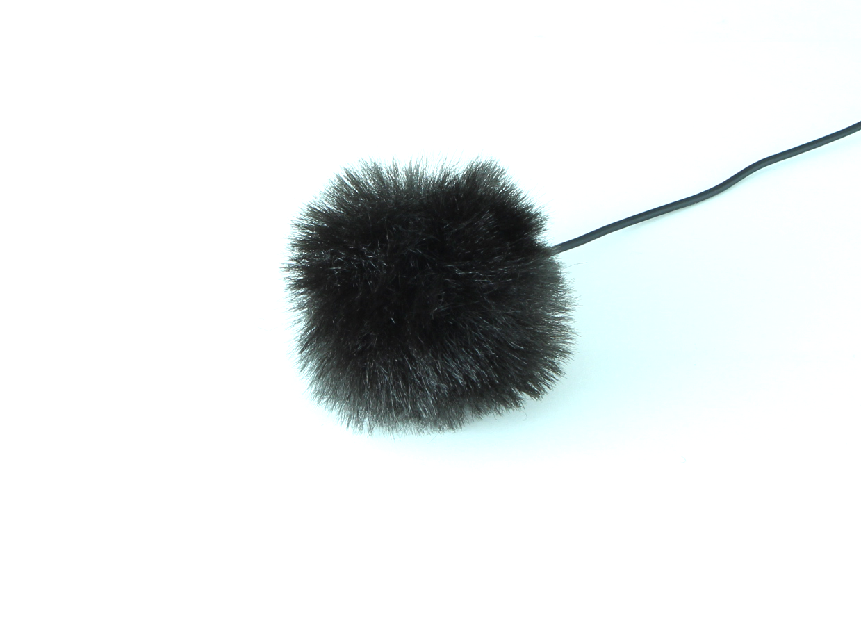 Lavalier Foam & Fur Shields, Set of 2