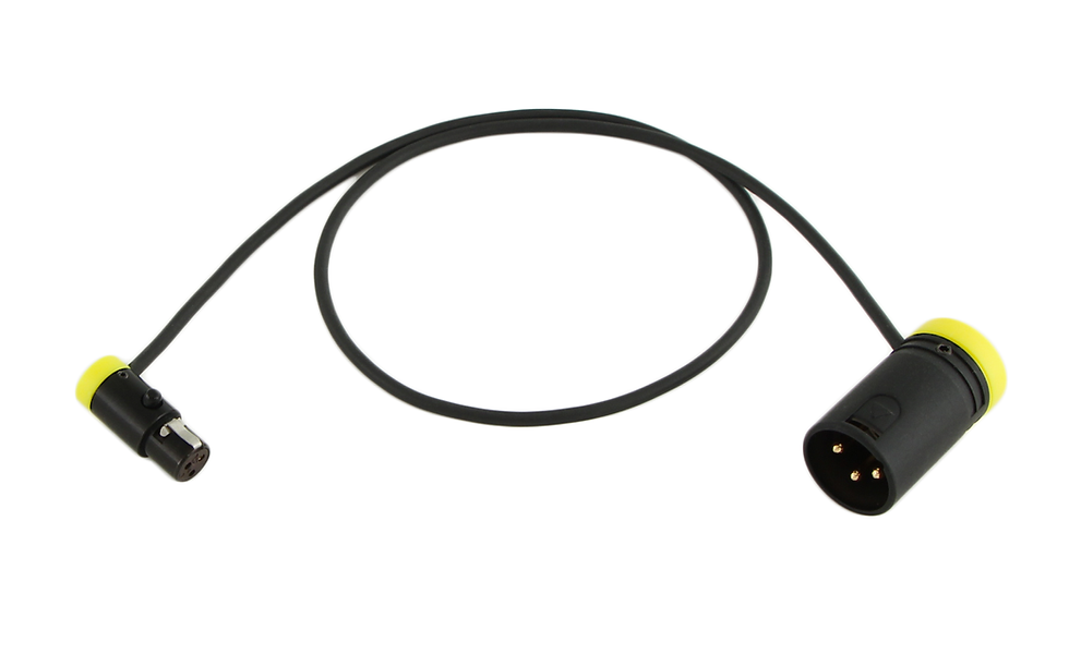 Thumbnail: 18" LPS Low-Profile TA3F to LPXLR-3M cable