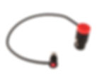 Thumbnail: 10" Low-Profile XLR-3F to TA5F Lectro "Camera Hops" cable