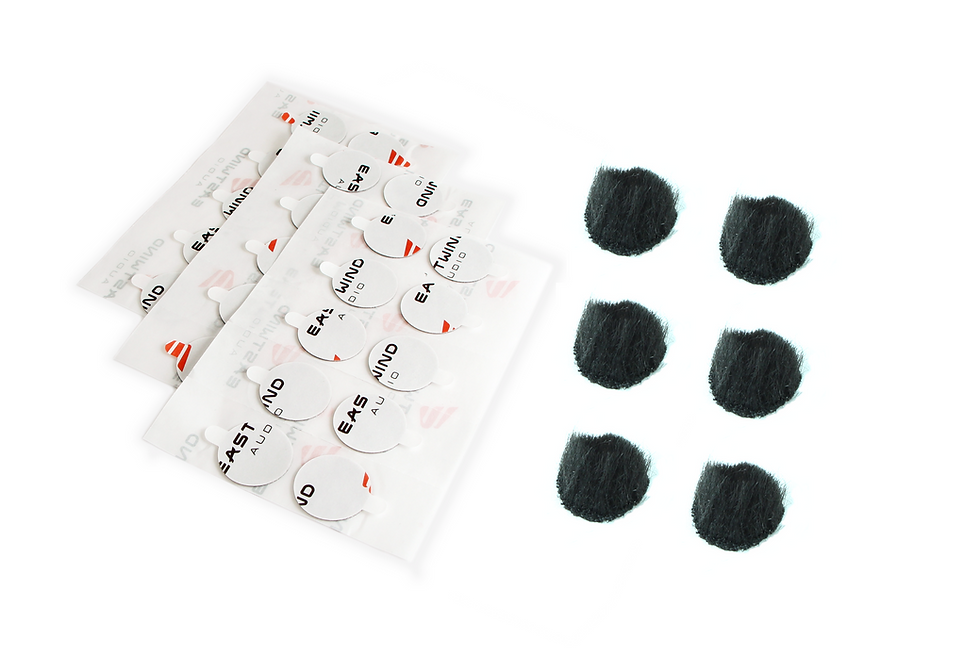 Thumbnail: COMBO Pack Sticky Discs & COVERS Lavalier Fur Shields