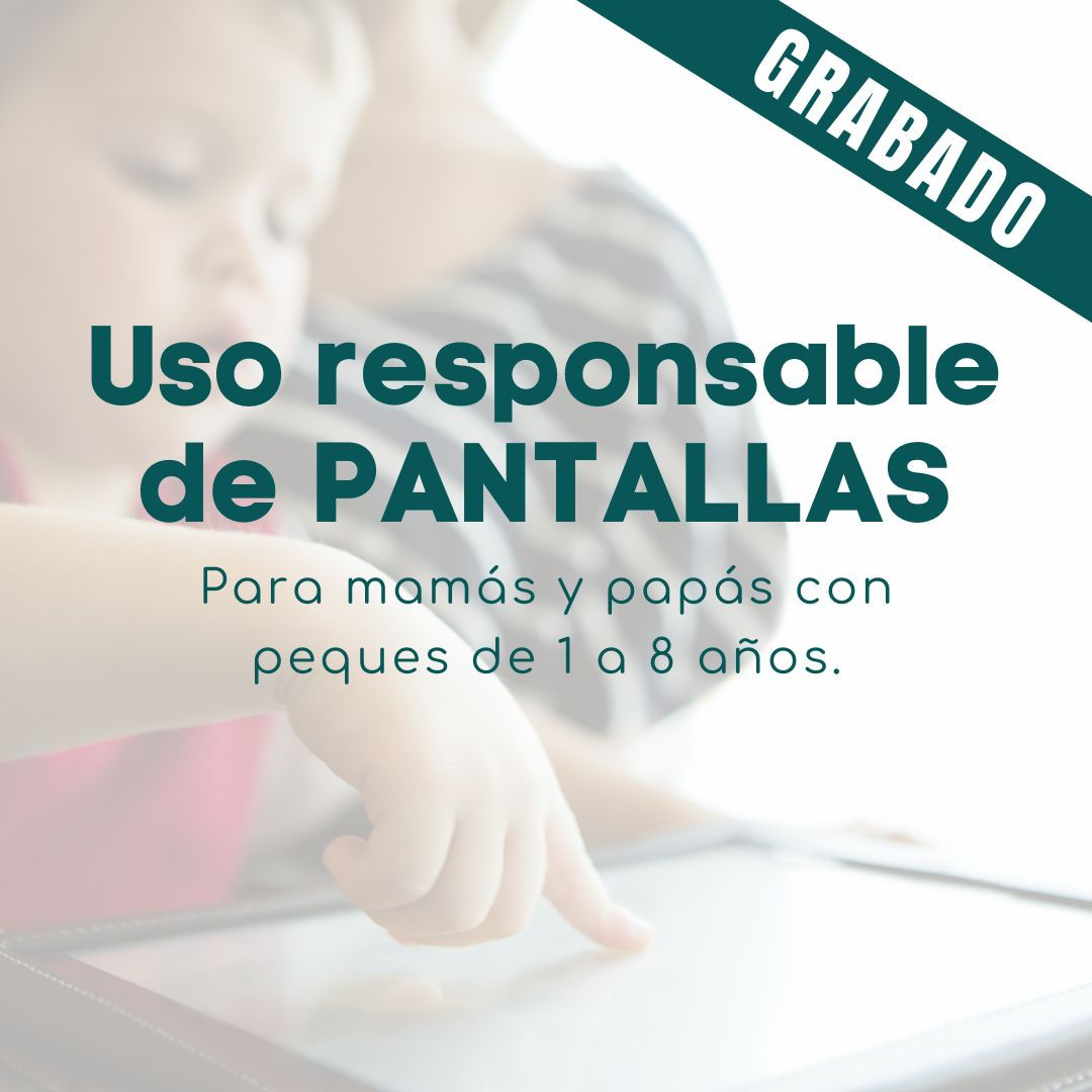 Uso responsable de pantallas. GRABADO