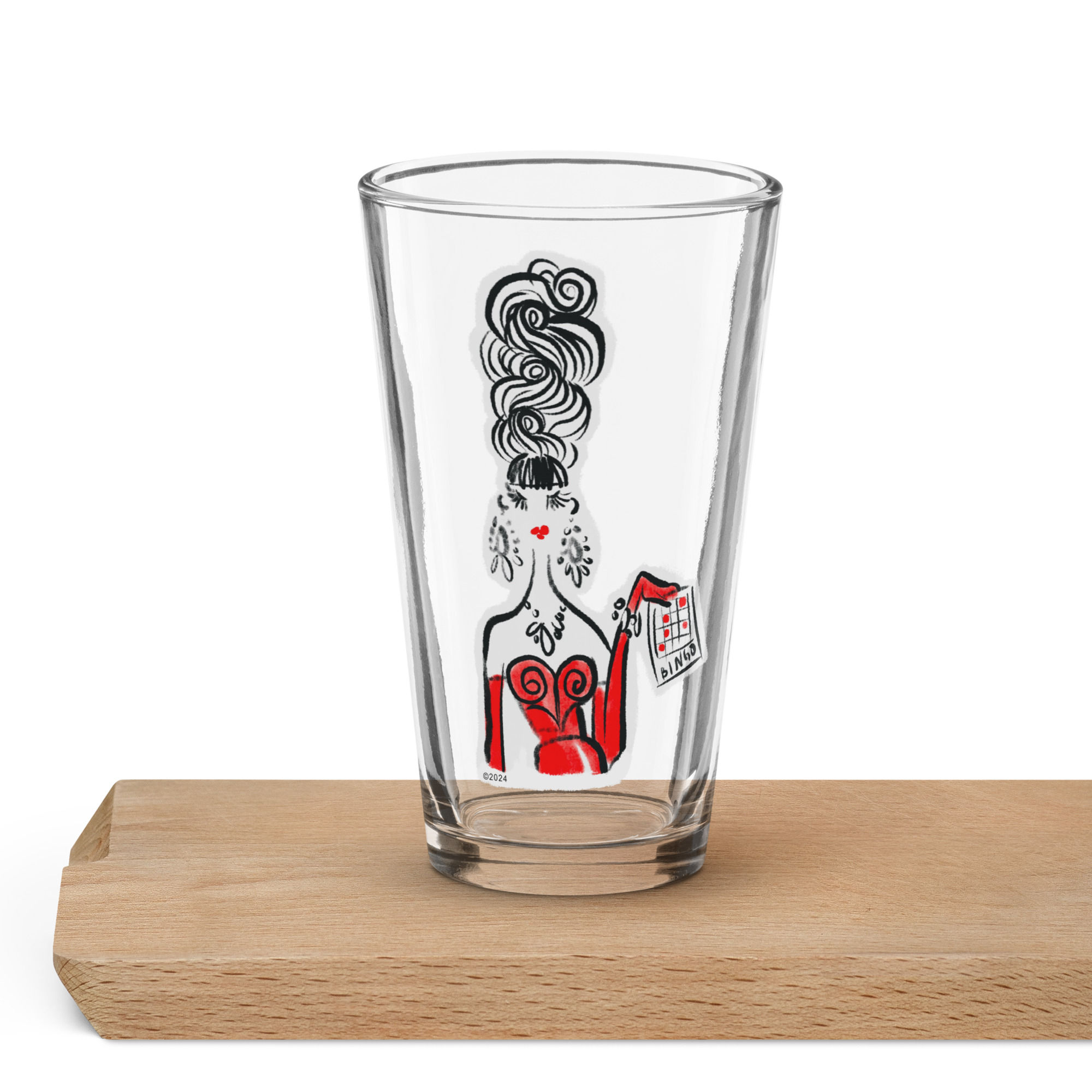 Simone Shaker Pint Glass