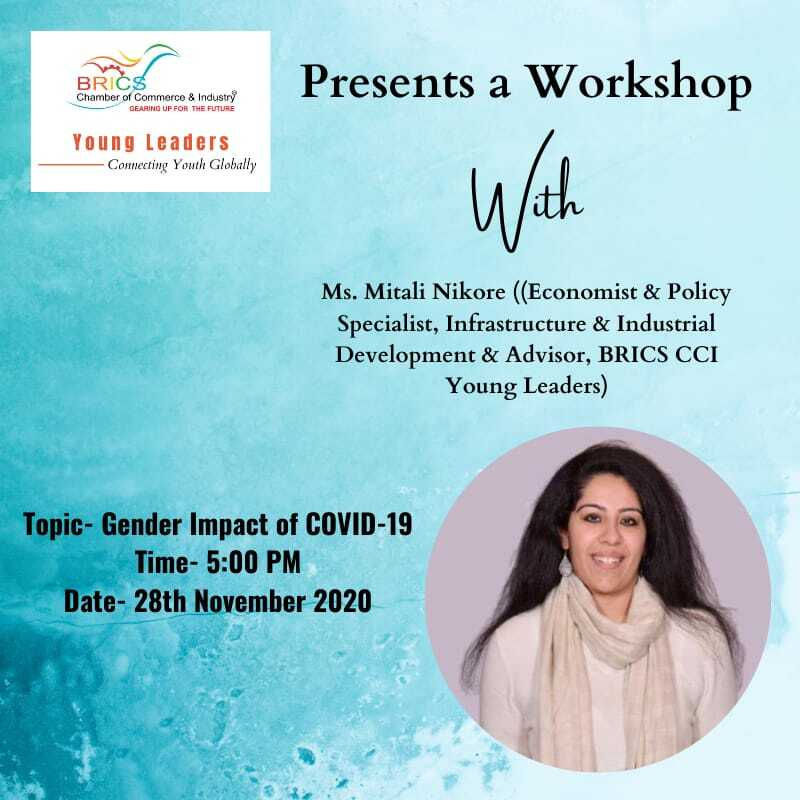 BRICS CCI Young Leaders Workshop on Gender Impact of Covid 19