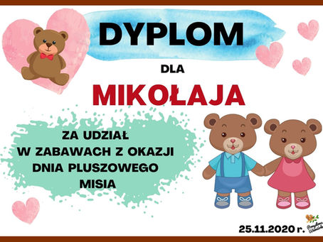 DZIEŃ PLUSZOWEGO MISIA